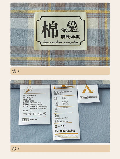 nordic quilt cotton 100% double bed comforters winter comforters King size duvet 220x240 cm winter Plaid comforter queen single