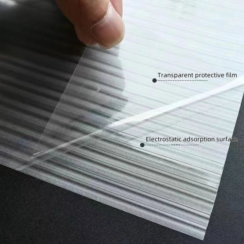 Changhong Glass Sticker Frosted Window Light-Transmitting Opaque Bathroom Kitchen Door Bathroom Anti-Light and Anti-Peeping Film Wavy Glass Film.