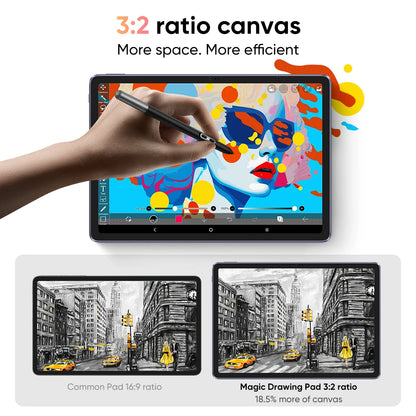 XPPen Magic Drawing Pad 12 inch Tablet Android Pad 2K Resolution 16K Levels 8GB 256GB Graphics Drawing Tablet Monitor Android 14.