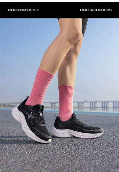 Xtep Laufschuhe für Damen, 2022, Sommer, atmungsaktiv, leicht, mit Rebound-Dämpfung, Stoßdämpfung, Sportschuhe 875218110014