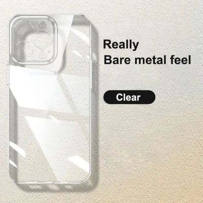 Ultra Thin PC Hard Crystal Clear Case For iPhone 17 16 15 14 Plus 13 12 11 Pro Max XR Glossy Transparent Camera Protection Cover