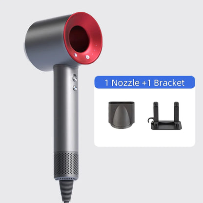 High-speed bladeless hair dryer Negative ion hair care High power, silent and quick drying, portable, suitable for home travel.