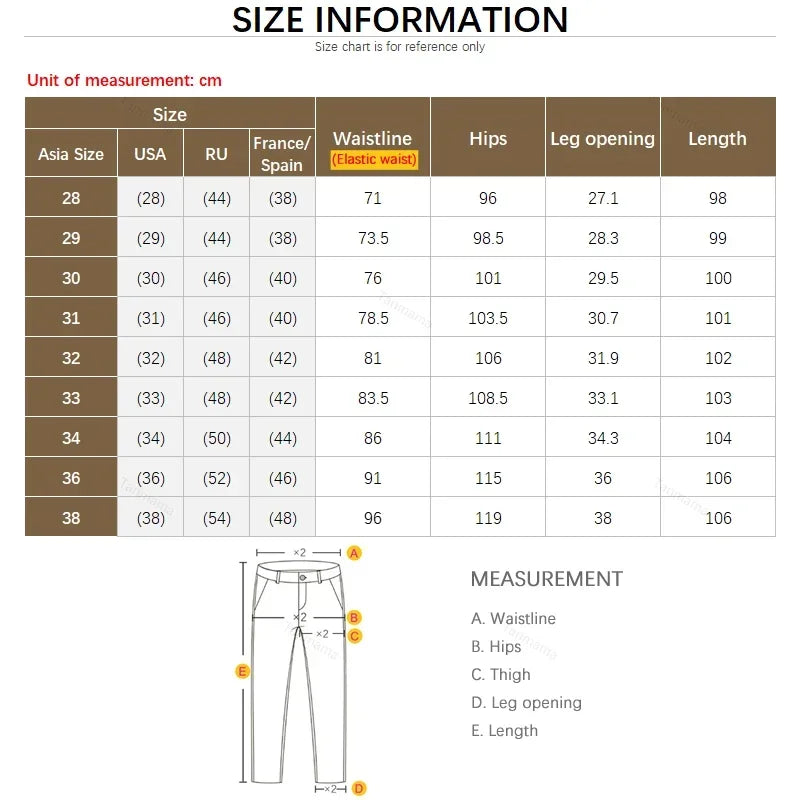 Ultra-thin Elastic Men's Casual Trousers Summer Quick-drying Ice Silk Slim Straight Business Solid Color Trousers Black Gray.