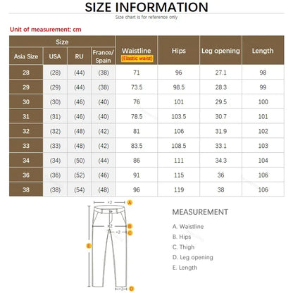 Ultra-thin Elastic Men's Casual Trousers Summer Quick-drying Ice Silk Slim Straight Business Solid Color Trousers Black Gray.