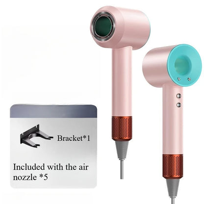 Super Hair Dryer 220V Leafless Hair Dryer Personal Hair Care Styling Negative Ion Tool Schedule Negative Ion Electric Dryer 2.7M.