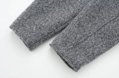 TRZA Frauen Mode Patch Taschen Mit Klappen Abgeschnitten Jacke Mantel Vintage Langarm Front Zipper Weibliche Oberbekleidung Chic Tops.