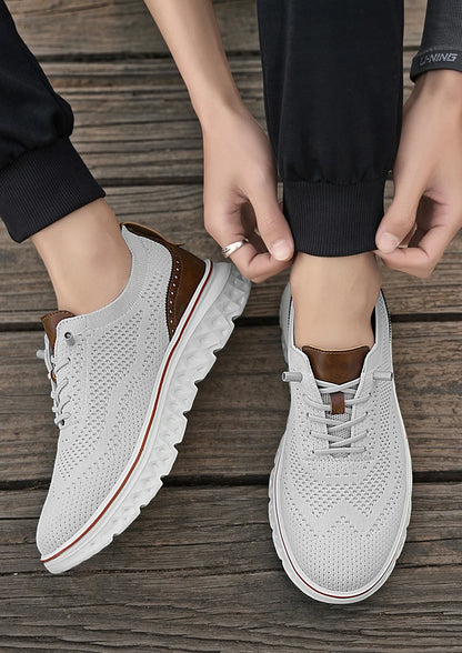 Men Sneakers Men Mesh Casual Shoes Fashion Lightweight Breathable Soft Soled Shoes Summer Outdoor Sports Fitness Large Size 48.