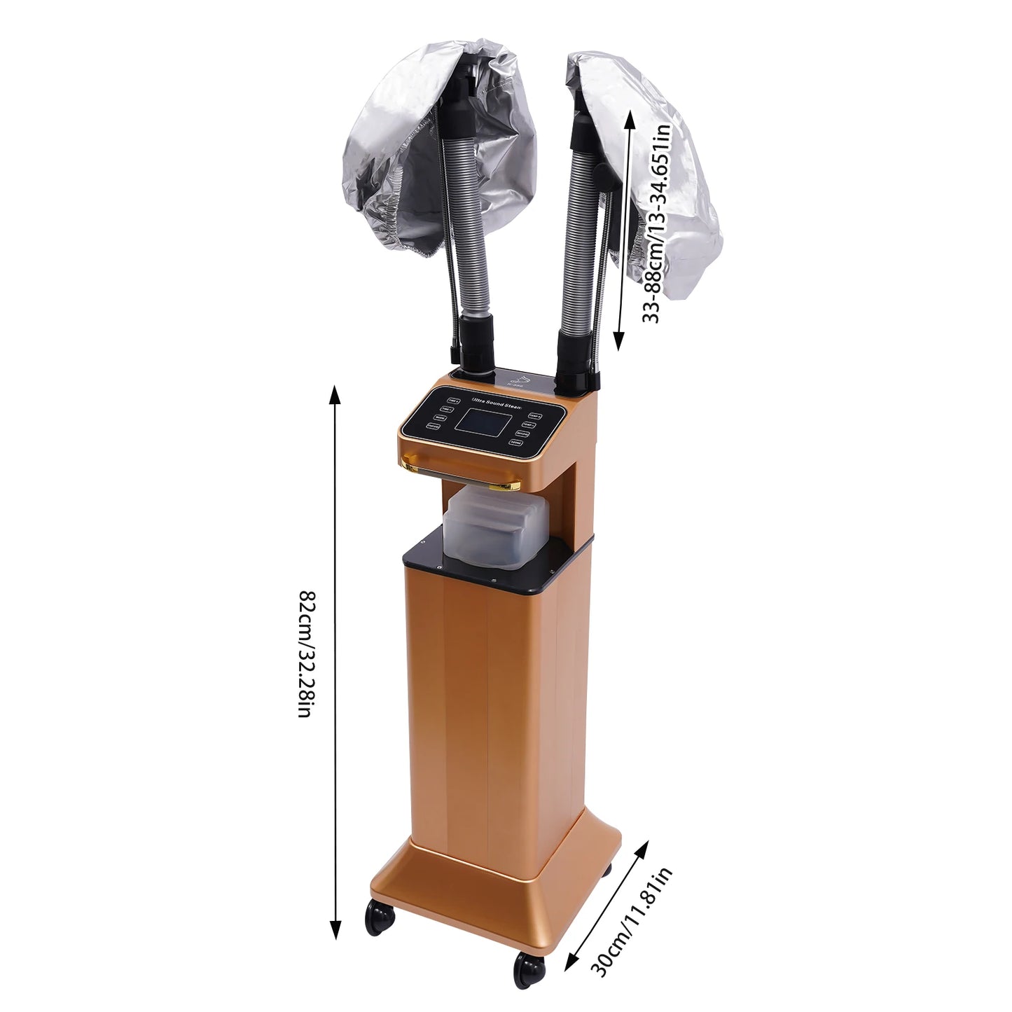 Nano Hair Steamer with Ozone Therapy & Adjustable Temperature (40-70°C)! Multi-Function Hair Care Device for Salon & Home Use