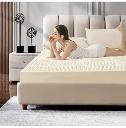 Thailand Importierte Natürliche Latex Matratzen Tatami Boden Matte Faltbare Langsam Rebound haushalt luxus top Matte Geschenk Latex Matten