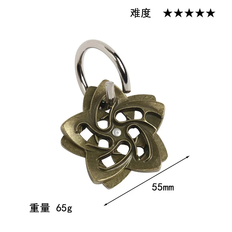 Alloy Metal Unlocking Toys Brain Teaser Metal Puzzle Toys Children Adult Funny Gift IQ Challenge Game
