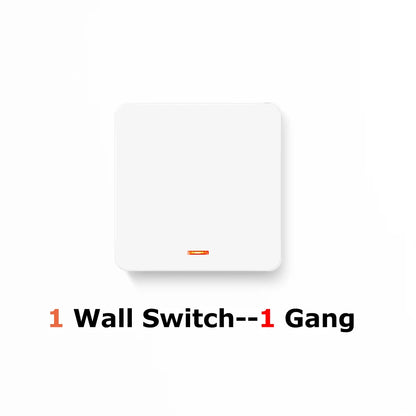 433 MHz intelligenter Lichtschalter AC 110 V 220 V Empfänger und 1/2/3 Gang 86 kabelloser Drucktastenschalter, Übertragung 50 m für Heimwerker