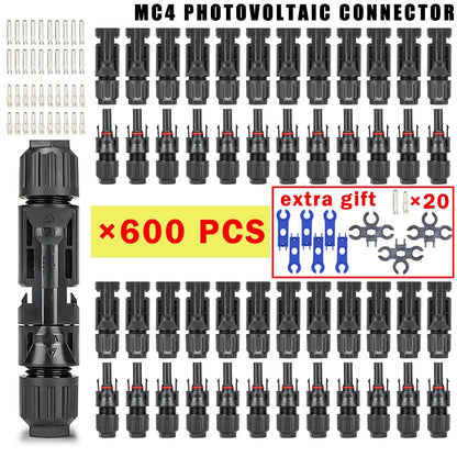 400/200/100/40/20/10 Pcs Photovoltaic Solar Connector 1000V30A Wholesale Panel Connectors Kit for PV/MC Cable 2.5/4/6mm².