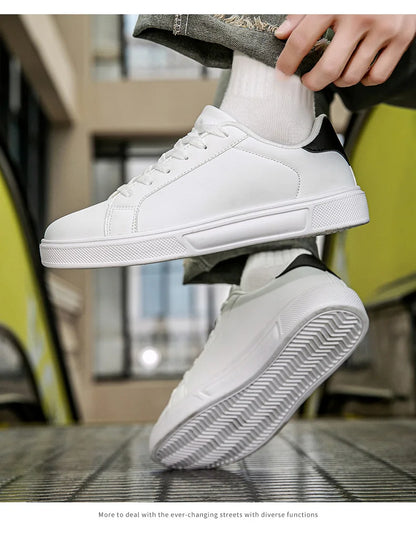PU Leather Men Shoes Sneakers Trend Casual Shoes Leisure Male Sneakers Footwear Men Vulcanized Shoes Couple Shoes Women Shoes.