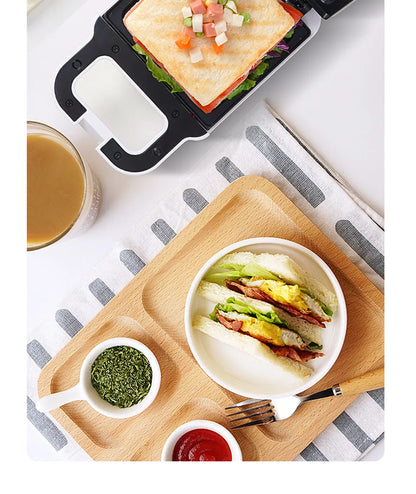 Sandwich machine breakfast machine household light food machine frying machine multi-function heating toast pressure toaster.