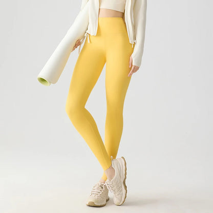 BIVIGAOS Spring Summer Multi Colored Thin Casual Fashion Sharkskin Leggings Women High Waist Tight Sport Cycling Fitness Legging