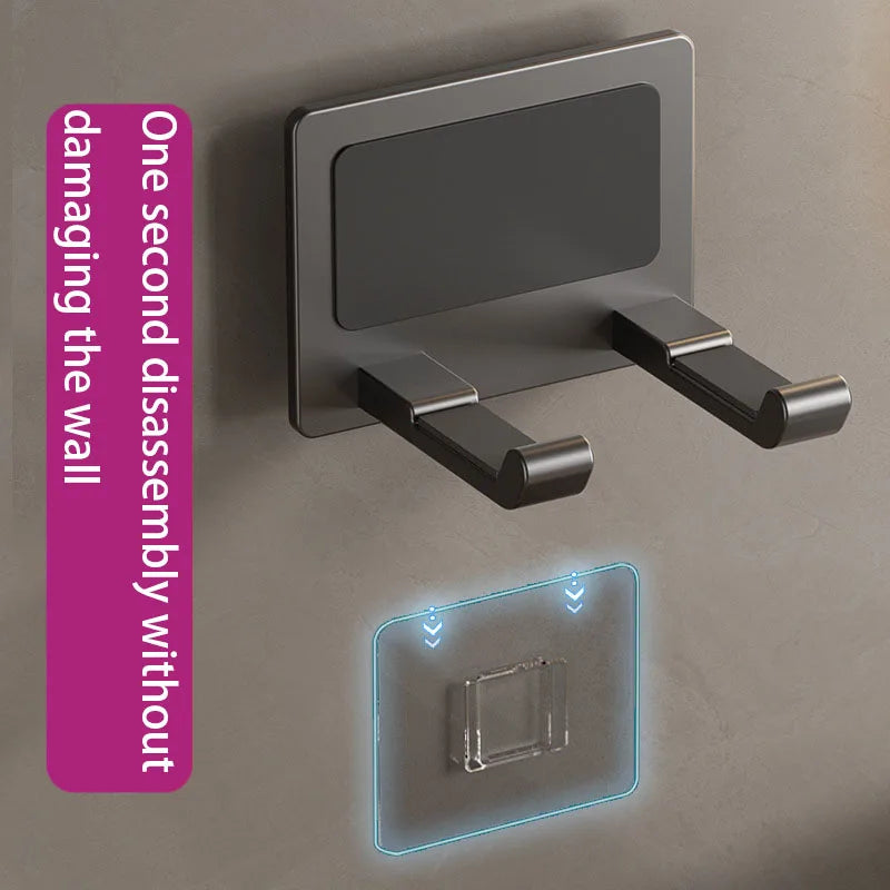 Ohne Stanzen Badezimmer Haartrockner Aufhänger Haartrockner Lagerregal Saugnapf Lagerregal Toilette Multifunktions-Lagerregal