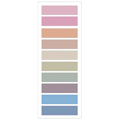 2400S Transparent Bunte Index Kreative Notizblöcke Büro Schule Schreibwaren Selbstklebende Aufkleber Haftnotizblöcke.