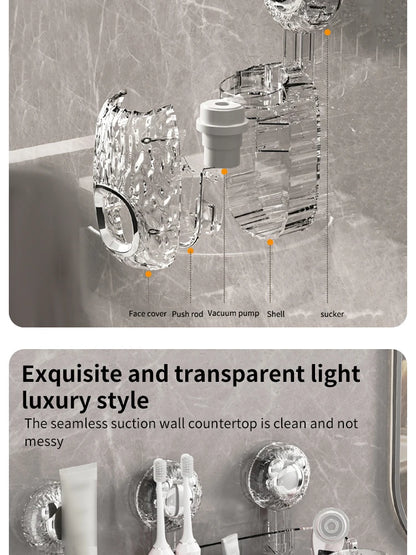 1pc automatische Zahnpasta spender kreative Wand halterung und kleine Zahnbürsten halter Quetscher für Familien dusche Badezimmer