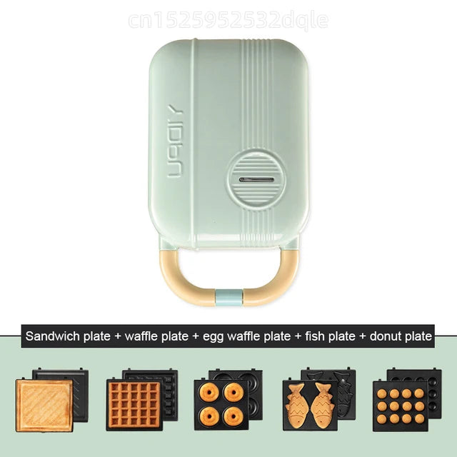 650W Electric Sandwich Maker Waffle Machine Toaster Baker Takoyaki Pancake Donuts Sandwichera Breakfast Machine 220V