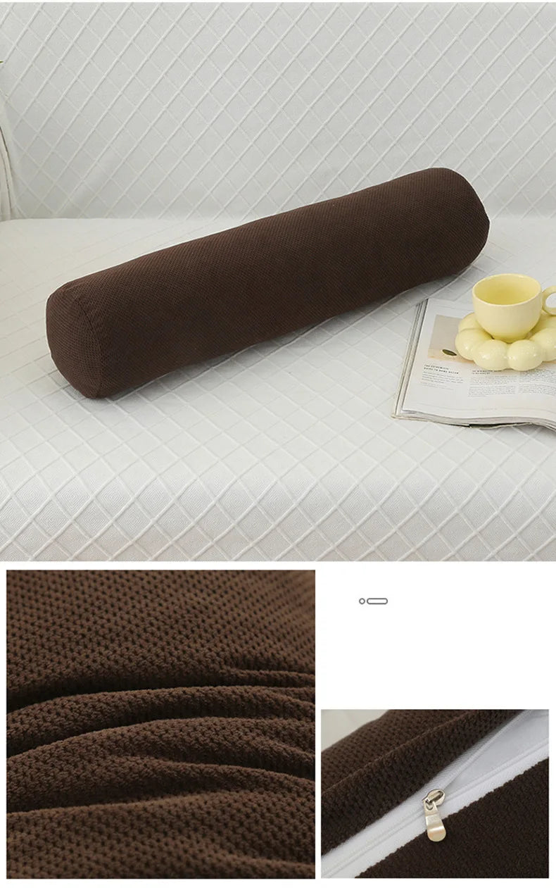 Body Pillow Pregnancy Pillows Chin Lumbar and Leg Support Stomach and Back Sleepers Adjustable Bendable Roll Pillow for Sleeping