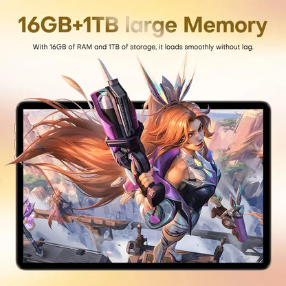 Original Pad 8 Ultra 11 Inch 16GB RAM 1TB ROM tablet Android 14 Core Pad Tablet PC Phone Dual Wifi tablette android 8800mah.