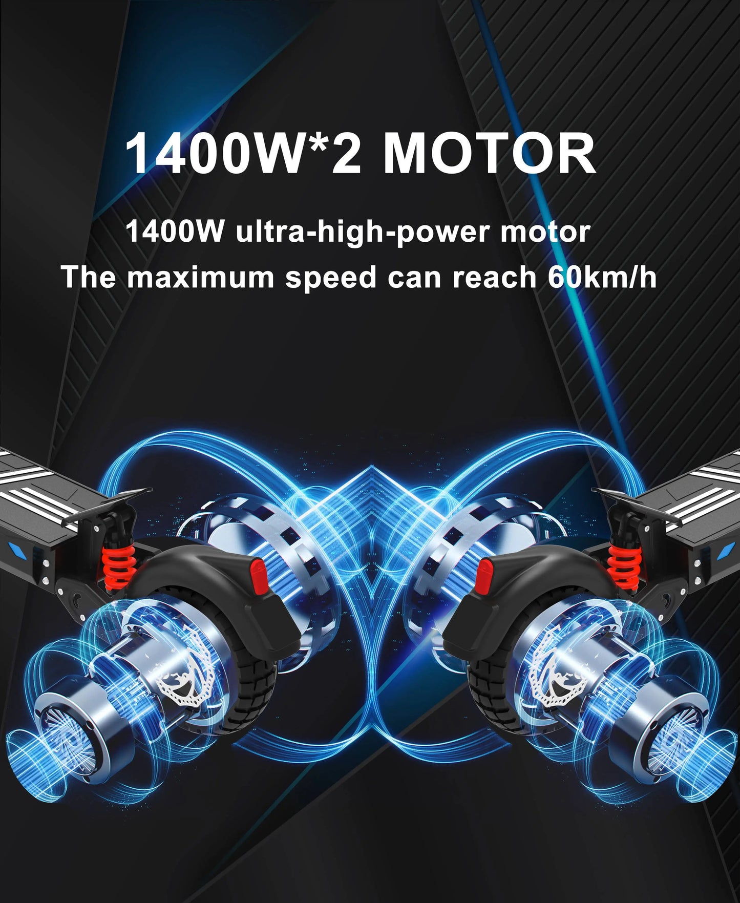 DriveTron DT10 Foldable Adult Electric Scooter, E-Scooter, 50km/h Electric Kick Scooter, 1000W Skateboards, 48V 15.6Ah Kickboard