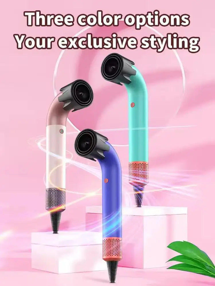 Ion Hair Dryer Professional Super Ionic Hairdryer Woman Electric Barber Blower Leafless Dry Machine