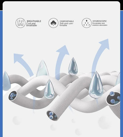 Summer men's ice silk quick drying casual pants slim fit Korean version ice silk pants sports pants straight tube quick drying p.