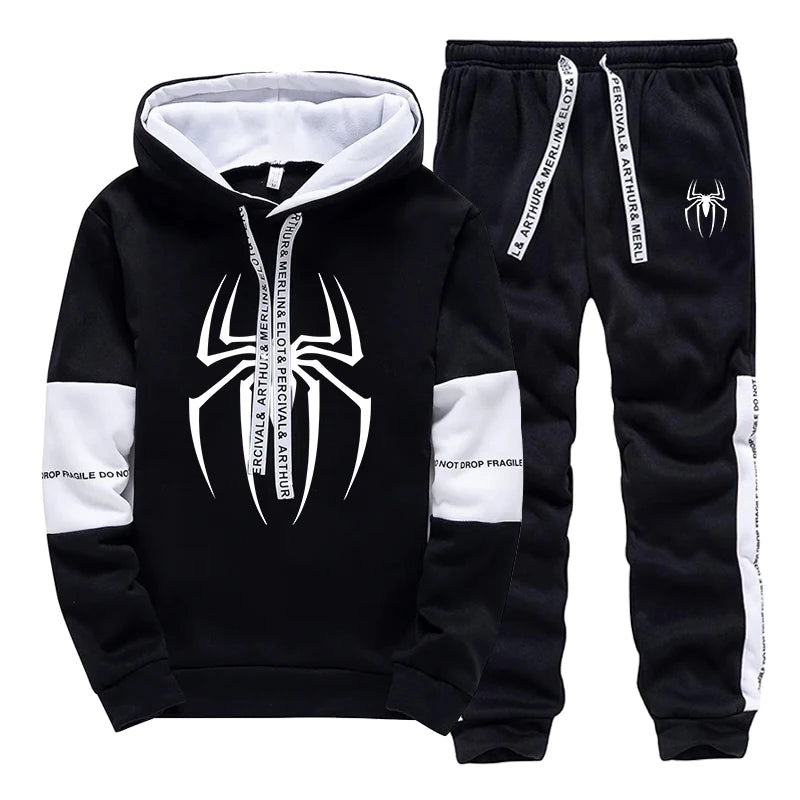 Hot Sales Men's Tracksuit Hooded Long Sleeves Casual Single Piece Sweatshirts Comfort Daily Single Piece Sweatpants Spring Autum.