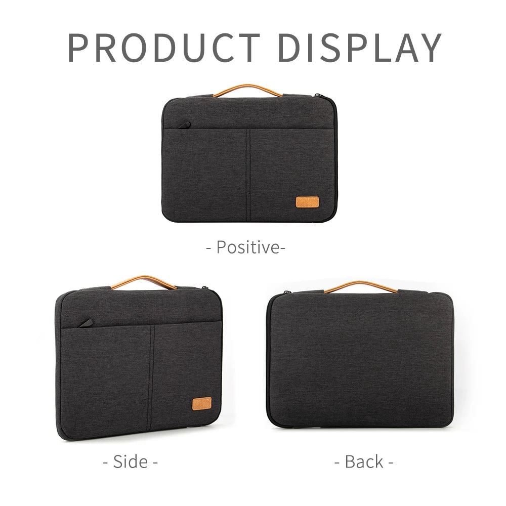 Laptop Sleeve bag 14 15.6 Inch Notebook Pouch For Macbook HP Dell Acer Shockproof Computer Briefcase Travel Business Men Case.