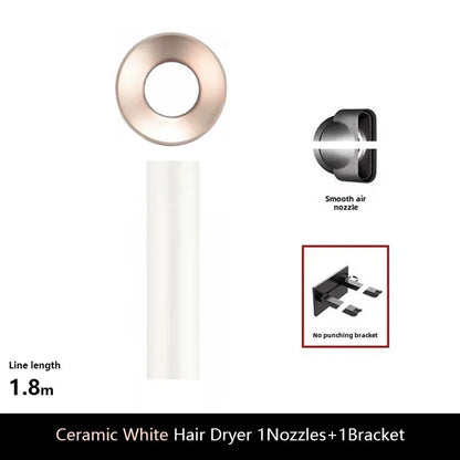 Professional Ionic Hair Dryer with Anion Technology, Hot/Cold Air, Lightweight 5 in 1 Styling Tool for Easy Blowouts