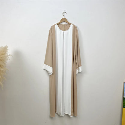 Ramadan Eid Muslimischen Abaya Dubai Luxus Spleißen Gefälschte Zwei Stücke Abayas Für Frauen Kaftan Modest Kleid Islam Kaftan Marocain Femme