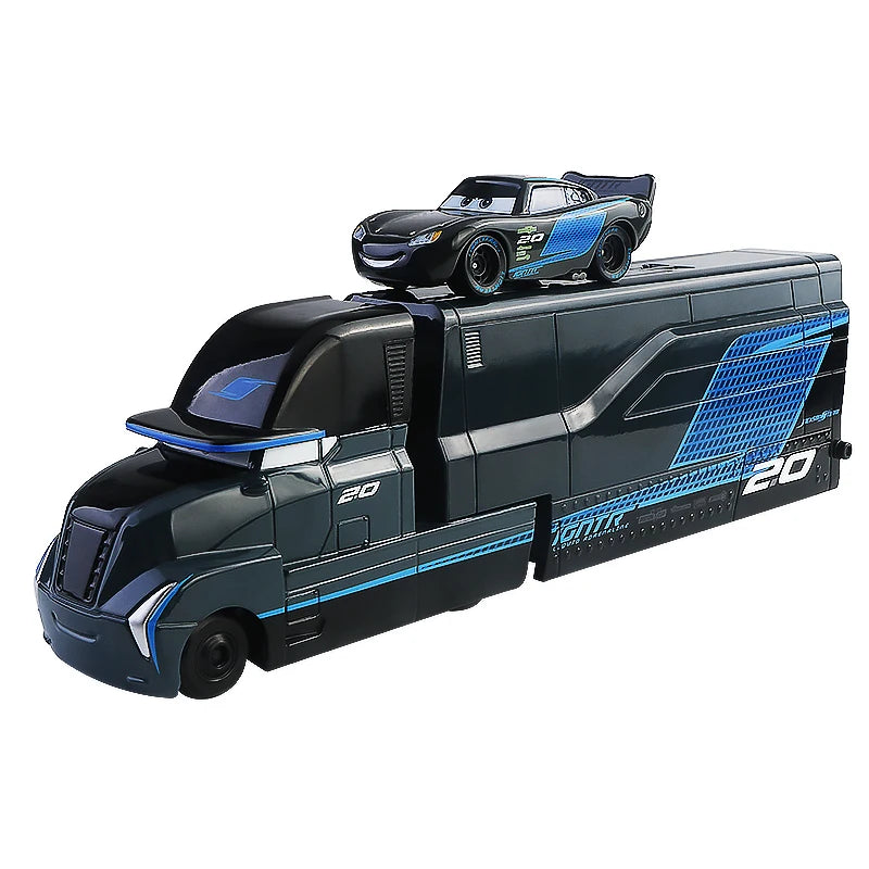 Disney Pixar Cars 2 3 Lightning McQueen Mack Uncle Jackson Storm Car Truck 1:55 Diecast Vehicle Metal Toys Gift for Children