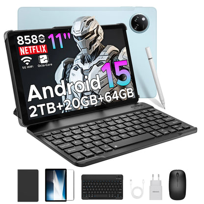 Doogee Tab A9+ Tablet Pc 11 Inch Android 15 20Gb Ram(4+16) 64Gb Rom 8580Mah Battery Dual Speakers Support Widevine L1 Tablet Pc.