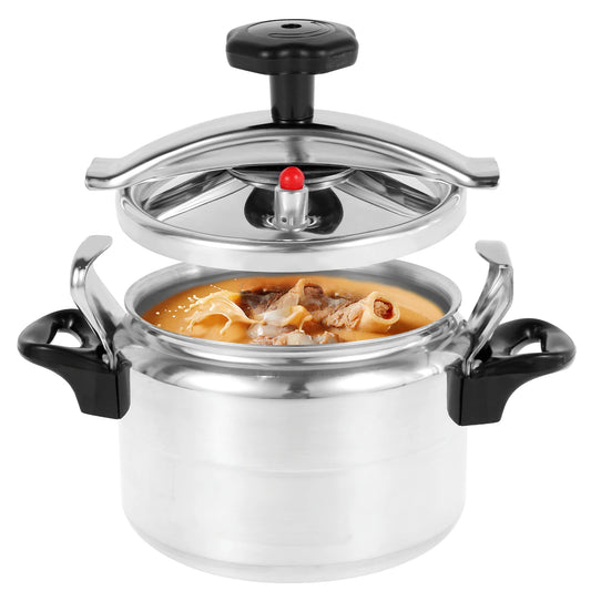 Small Pressure Cooker 3 Litre Pressure Canner with Safety Valve Suitable for All Hob Types Multipurpose Pressure Cooker Pot.