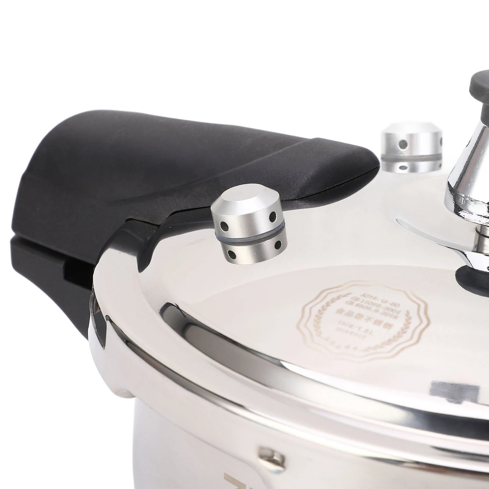 1.8L Stainless Steel Pressure Cooker Explosion Proof Stew Pot For Gas Stove Induction Cooker.
