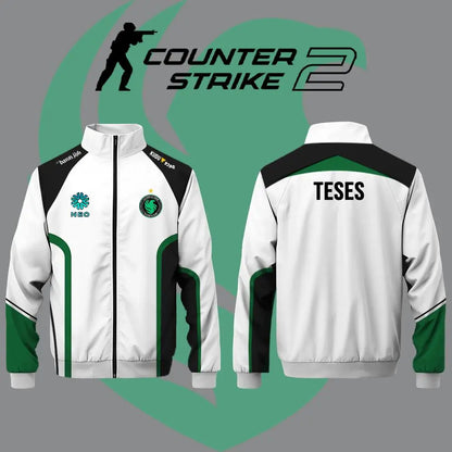 Men's And Women's Customizable Esports Jackets Team Falcons Long-Sleeve Autumn/Winter Uniforms CS2 NiKo m0NESY Training Jersey.
