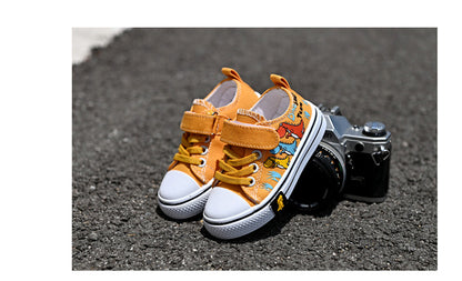 Children Canvas Shoes Boys and Girls Shoes Baby Casual Low Top Shoes Fashion Spring Autumn Breathable Single Shoes zapatos niña.