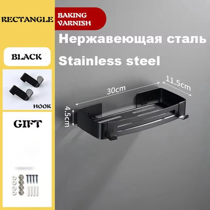 1/2/3 Schichten Eckduschregal Badezimmer Shampoo Duschregal Halter 304 Edelstahl Schlagfrei Küchenstativ Eckständer