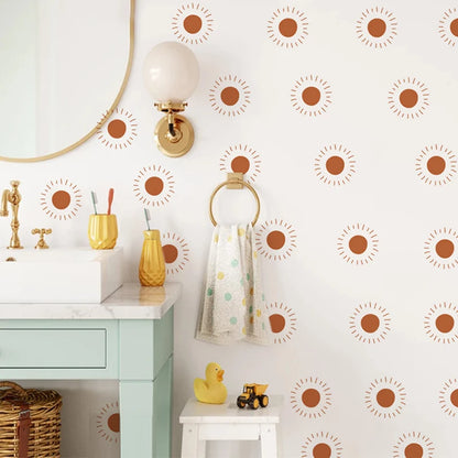 Boho Hearts Creative Wall Sticker For Children Baby Girls Boys Room Nursery Wall Art Decals Vinyl Mural Kids Bedroom Home Decor.