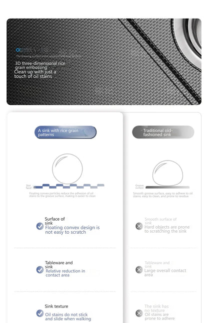 Stainless Steel Kitchen Sink Gray Household Large Single Slot Wash Vegetables and Dish Basin Multifunctional Dish Basin Sink