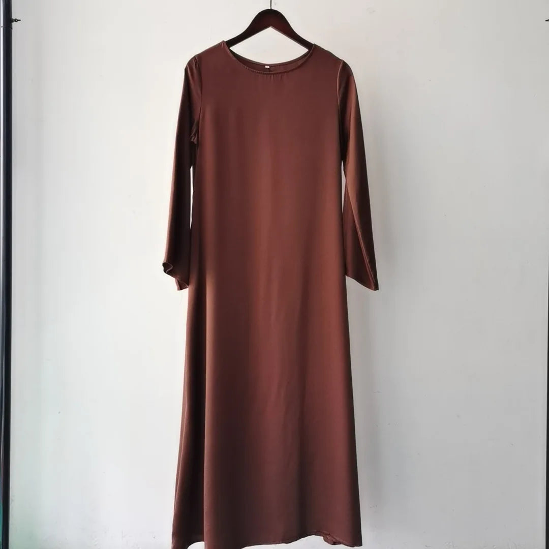 (No Scarf) Ramadan Eid Abaya Damen Dubai Luxury Kebaya Muslim Abayas Women Kaftan Long Dress Islam Dresses Caftan 9 Colors S-2XL