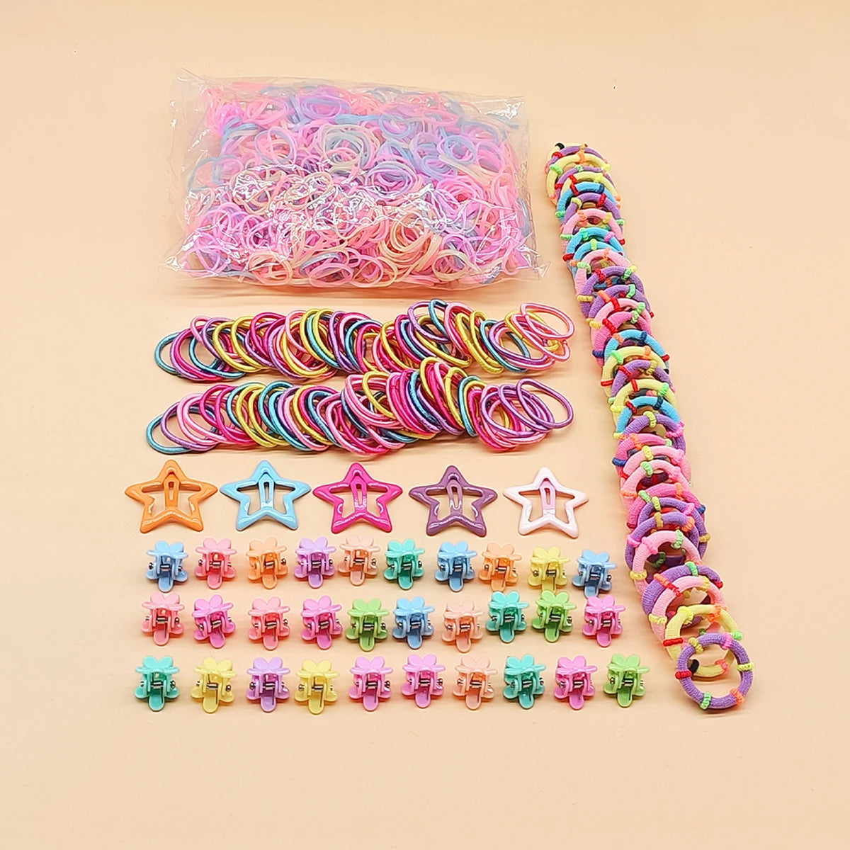 Fashion Hair Accessories for Woman Set Girls Hair Bands Set Elastic Rubber Band Children Ponytail Holder Scrunchies Kids Headwea.