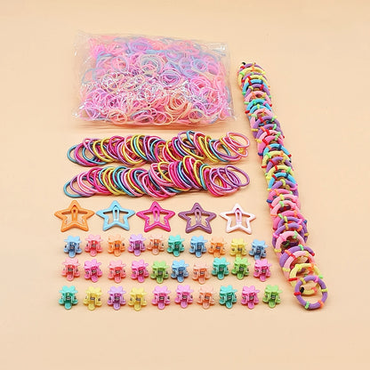 Fashion Hair Accessories for Woman Set Girls Hair Bands Set Elastic Rubber Band Children Ponytail Holder Scrunchies Kids Headwea.