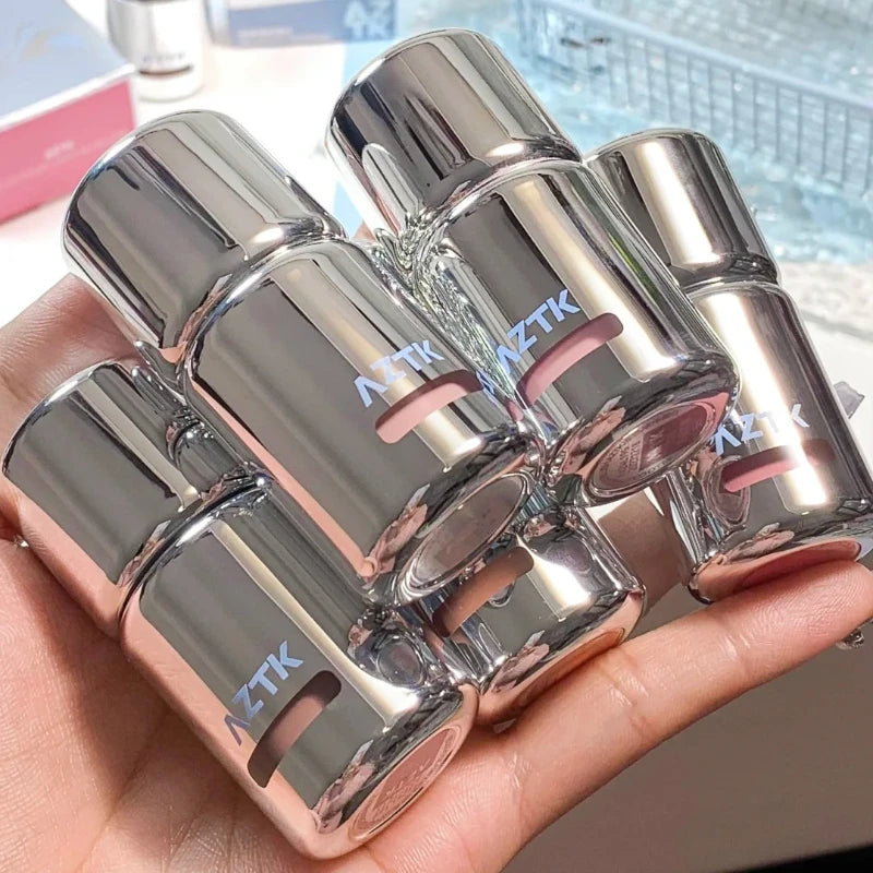 AZTK Cosmetics Jello Color Powder Liquid Blusher Rendering Moisturizing Beauty Expands Contracts Liquid Cheek Matt Face Makeup.