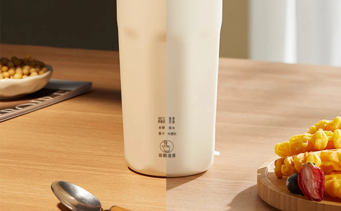 350ML Soybean Milk Machine Automatic Intelligent Food Blender Electric Fruit Juicer Water Boiling Kettle Rice Paste Maker 220v.