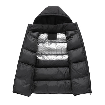 New Men Autumn Thicken Sleeveless Vests Jacket Coat Mens Winter Warm Detachable Hat Outwear Waistcoat Hooded Vest Jacket Male.