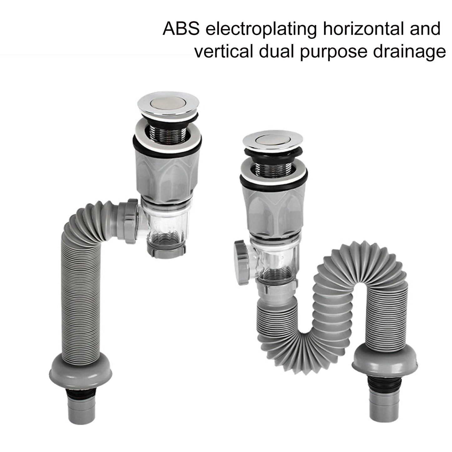 1Pc Küche Waschbecken Abflussrohr Flexible Dehnbare Deodorant Sieb Pipeline Badezimmer Waschbecken Anti Verstopfung Zubehör