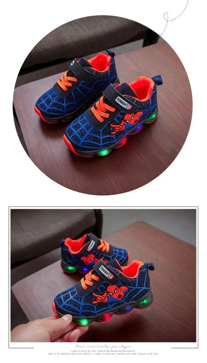 Autumn children's shoes, children's luminous shoes, men's and women's running shoes, baby flashing shoes, LED lights, sneakers.