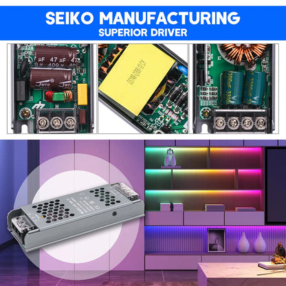 12V 24V 60W 100W 150W 200W 300W 400W Transformer Power Supply 110V 220V 230V AC to 12 24 Volt DC LED Strip Light Bulb LED Driver.